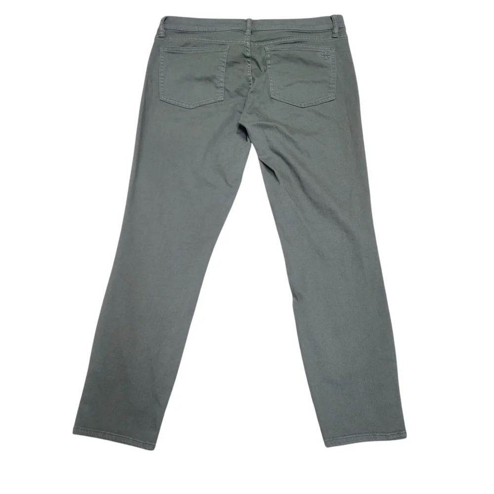 Tory Burch Women's Ankle Snap Straight Pants Medium Waist 34 Inseam 28 Excellent